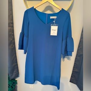NWT shift blue dress